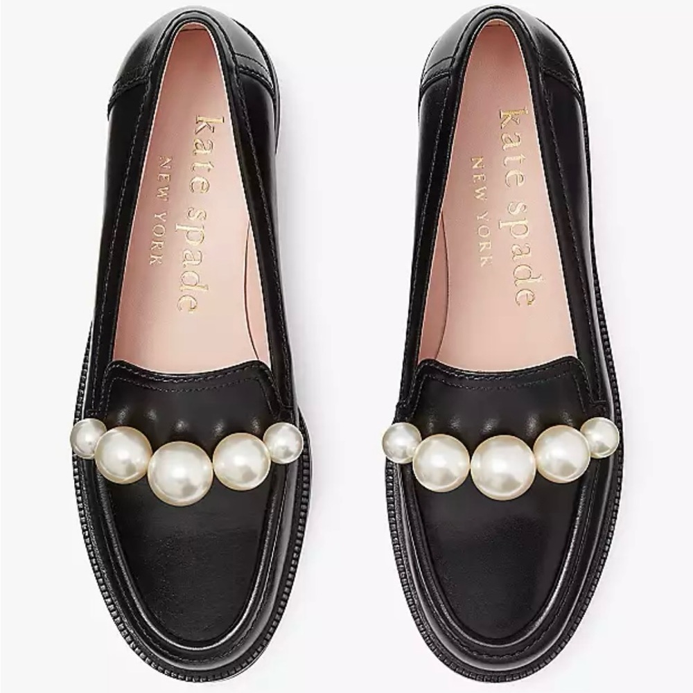 Kate Spade Posh Pearl Loafers. 9.5.